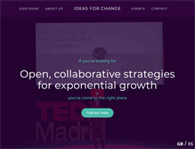 Tablet Screenshot of ideasforchange.com